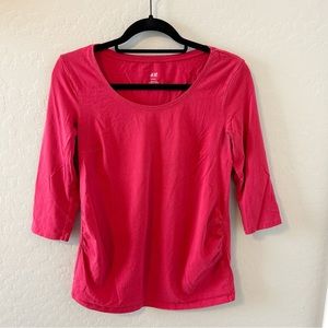 H&M Mama Maternity Top Fitted Pink Size Medium